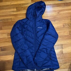 royal blue insulated columbia coat